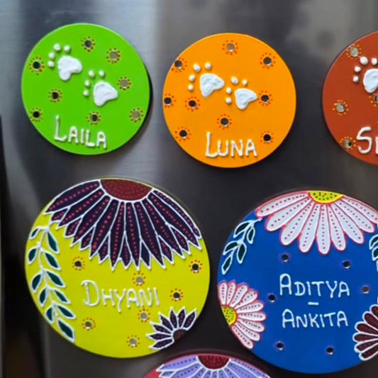 Lippan Art Fridge Magnets Available with Customization
