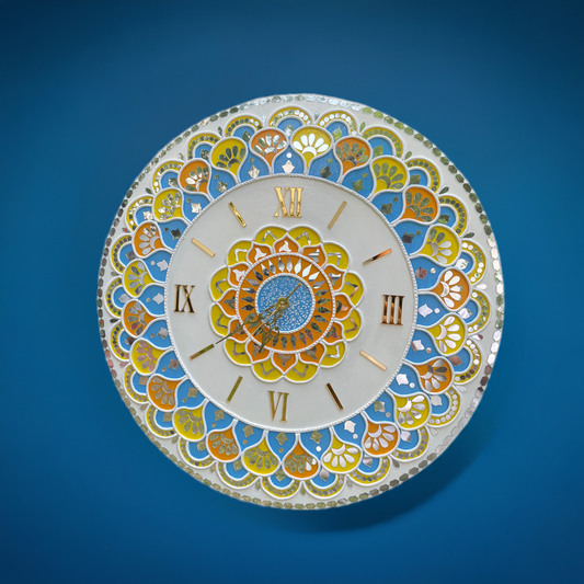 Lippan Art Wall Clock with Mirrors